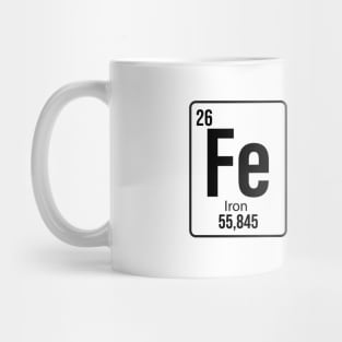 Female. Fe-iron. Mug